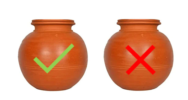 Do's and Don'ts with clay / terracotta water pot, water jug, water bot –  Village Decor.in