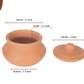 Terracotta Curd Pot / Dahi Pot Set of 2 - 25.3oz