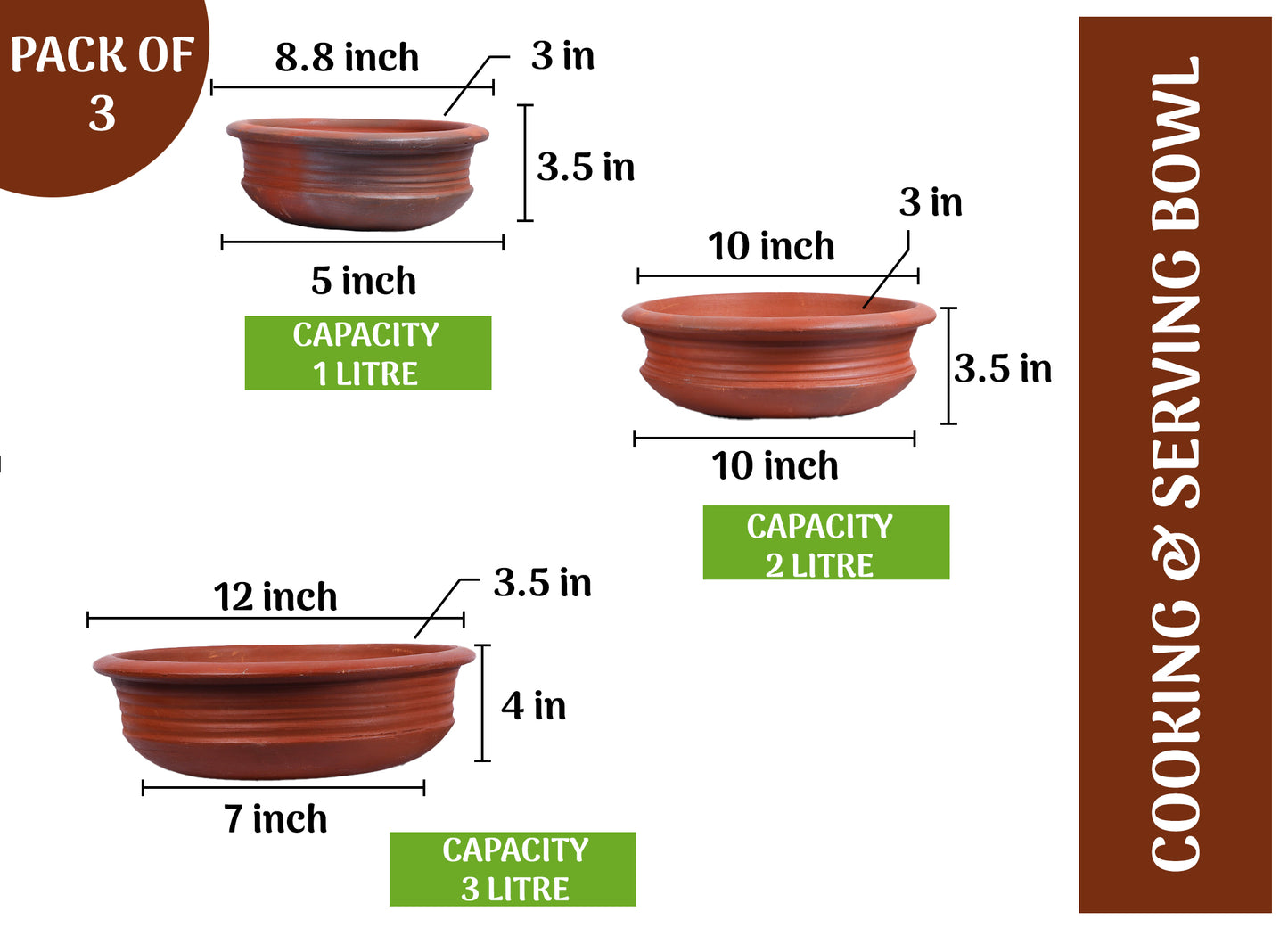 Clay Cooker 3 Litre 